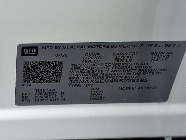 2022 Chevrolet Equinox Vehicle Photo in TREVOSE, PA 19053-4984