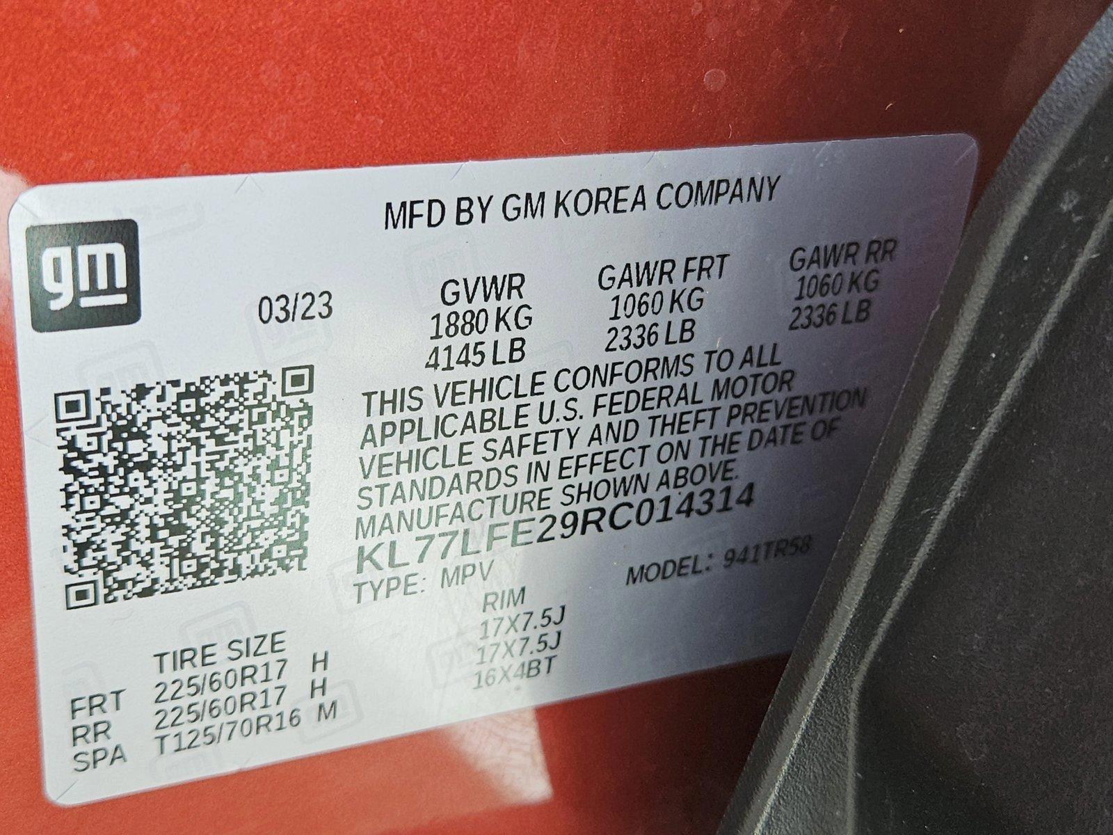 2024 Chevrolet Trax Vehicle Photo in CORPUS CHRISTI, TX 78416-1100