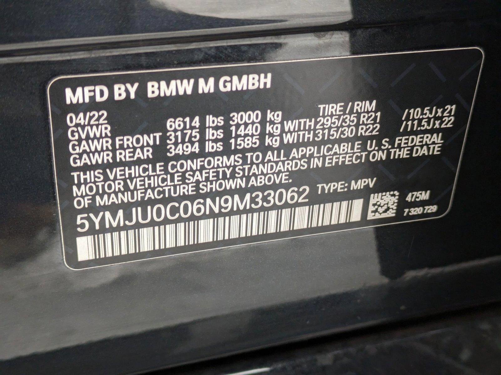 2022 BMW X5 M Vehicle Photo in Rockville, MD 20852