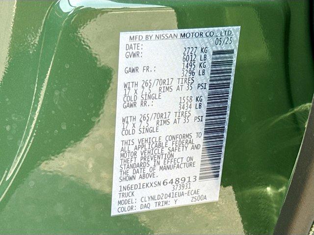 2025 Nissan Frontier Vehicle Photo in Flemington, NJ 08822