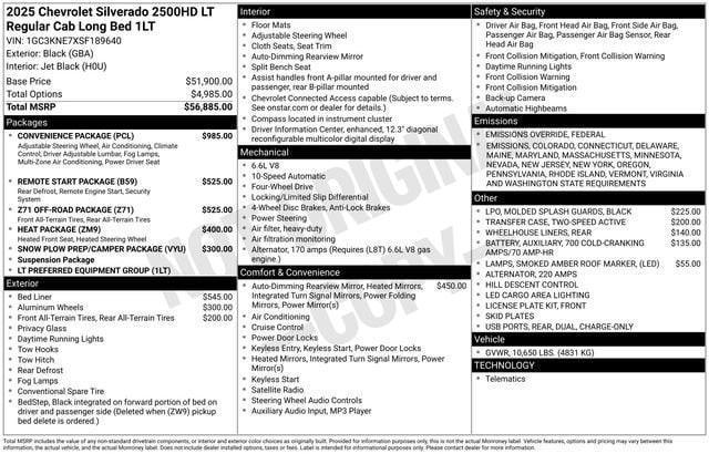 2025 Chevrolet Silverado 2500 HD Vehicle Photo in BROCKTON, MA 02301-7113
