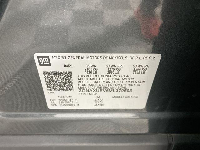 2021 Chevrolet Equinox Vehicle Photo in ALLIANCE, OH 44601-4622