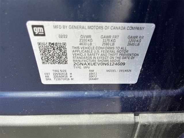 2022 Chevrolet Equinox Vehicle Photo in TULLY, NY 13159-3159