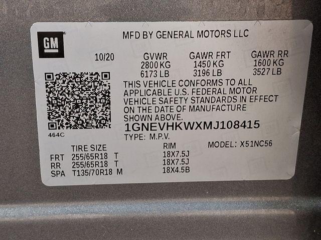 2021 Chevrolet Traverse Vehicle Photo in PAWLING, NY 12564-3219