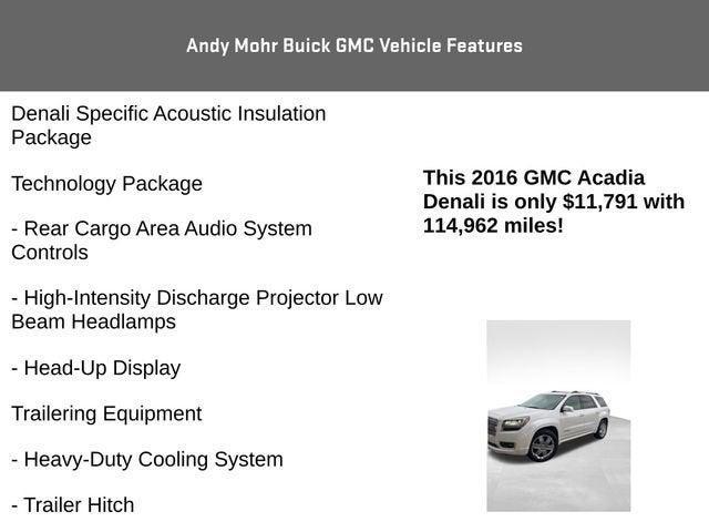 2016 GMC Acadia Vehicle Photo in Fishers, IN 46038
