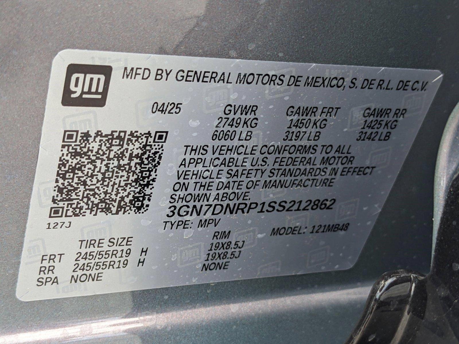 2025 Chevrolet Equinox EV Vehicle Photo in MIAMI, FL 33172-3015