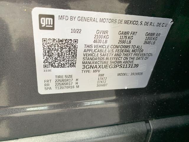2023 Chevrolet Equinox Vehicle Photo in MOON TOWNSHIP, PA 15108-2571
