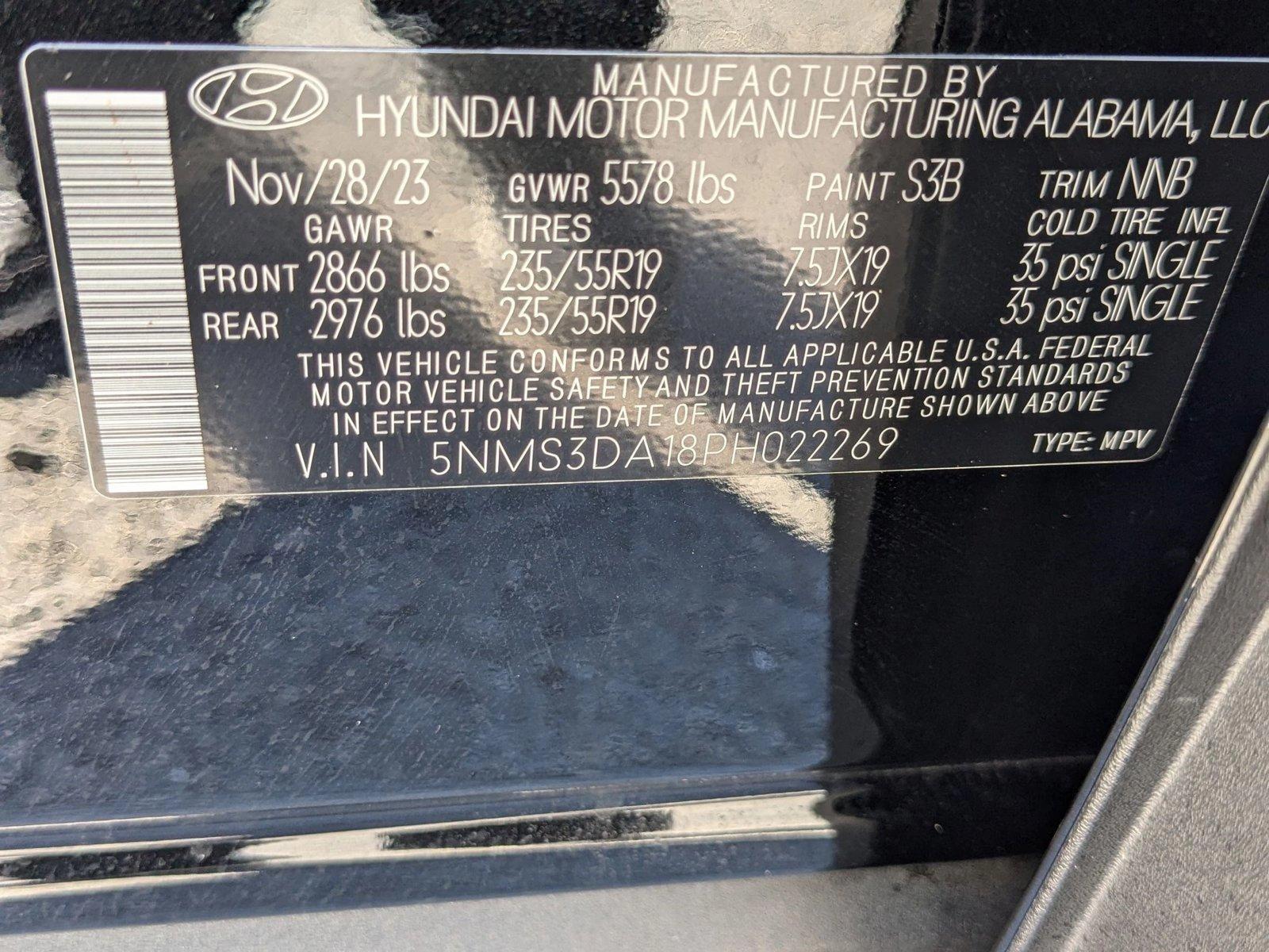 2023 Hyundai Santa Fe Hybrid Vehicle Photo in MIAMI, FL 33134-2699