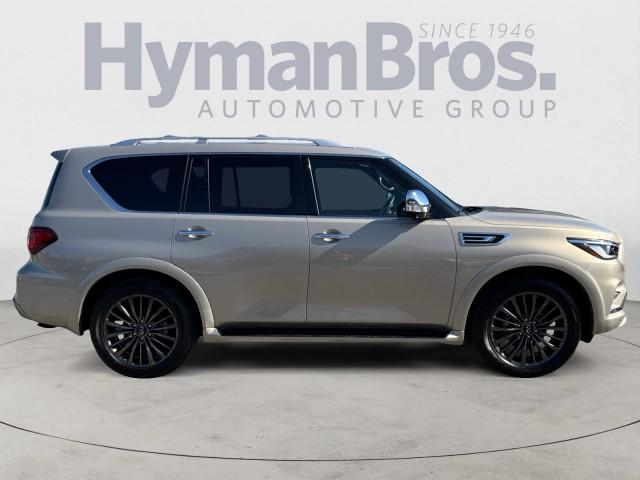 Certified 2023 INFINITI QX80 Sensory 4WD with VIN JN8AZ2BC9P9490607 for sale in Midlothian, VA