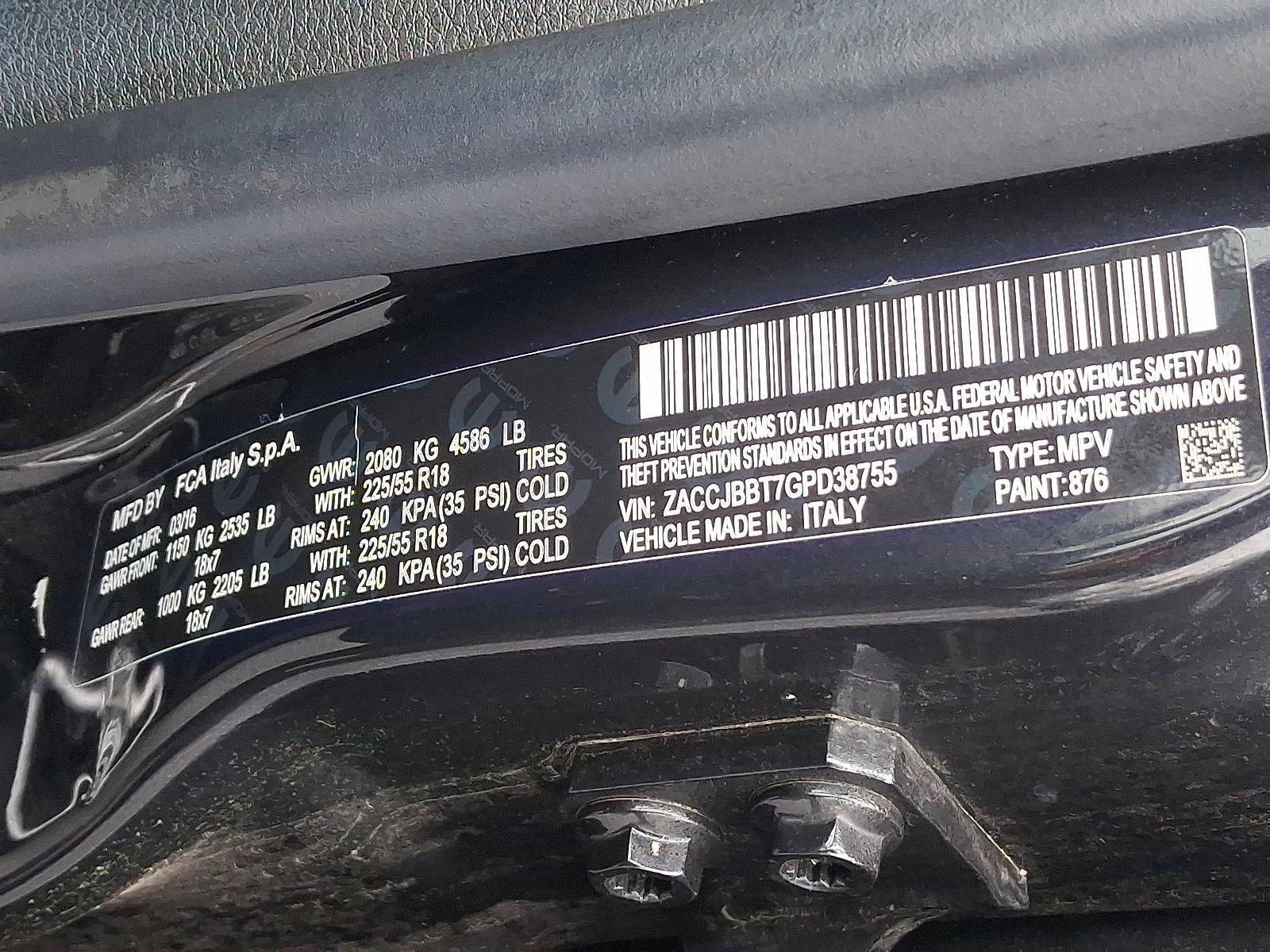2016 Jeep Renegade Vehicle Photo in Harrisburg, PA 17111