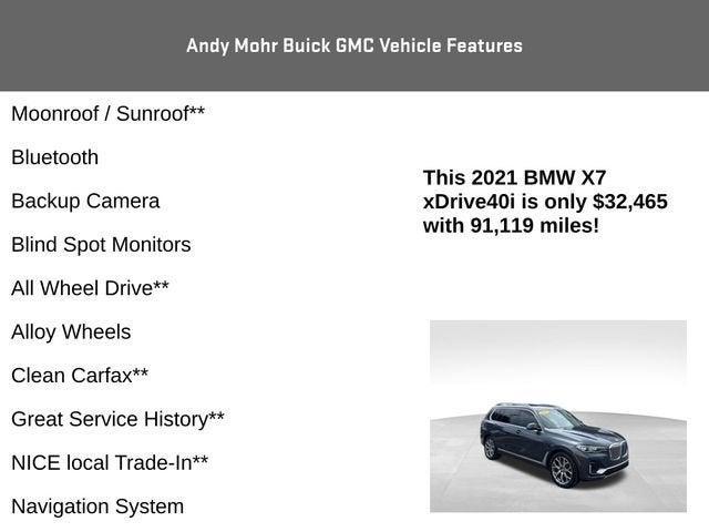 2021 BMW X7 xDrive40i Vehicle Photo in Fishers, IN 46038