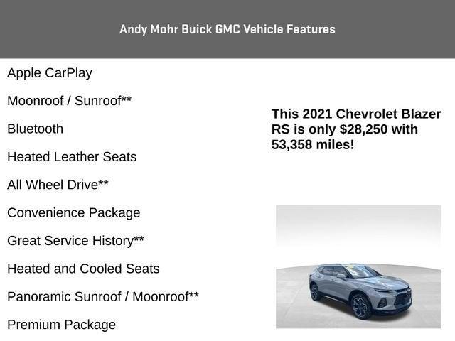 2021 Chevrolet Blazer Vehicle Photo in Fishers, IN 46038