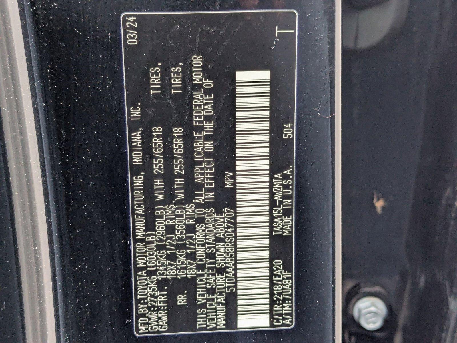 2024 Toyota Grand Highlander Vehicle Photo in Spokane Valley, WA 99212