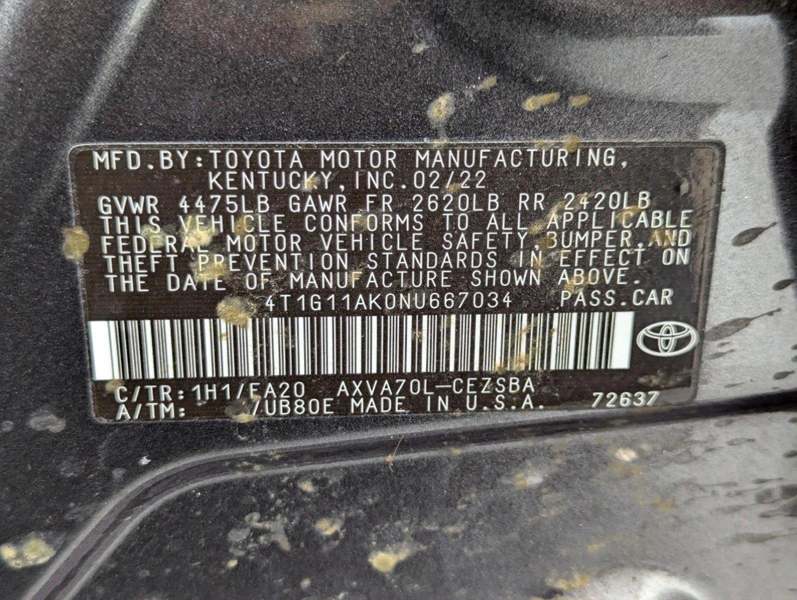 2022 Toyota Camry Vehicle Photo in Ft. Myers, FL 33907