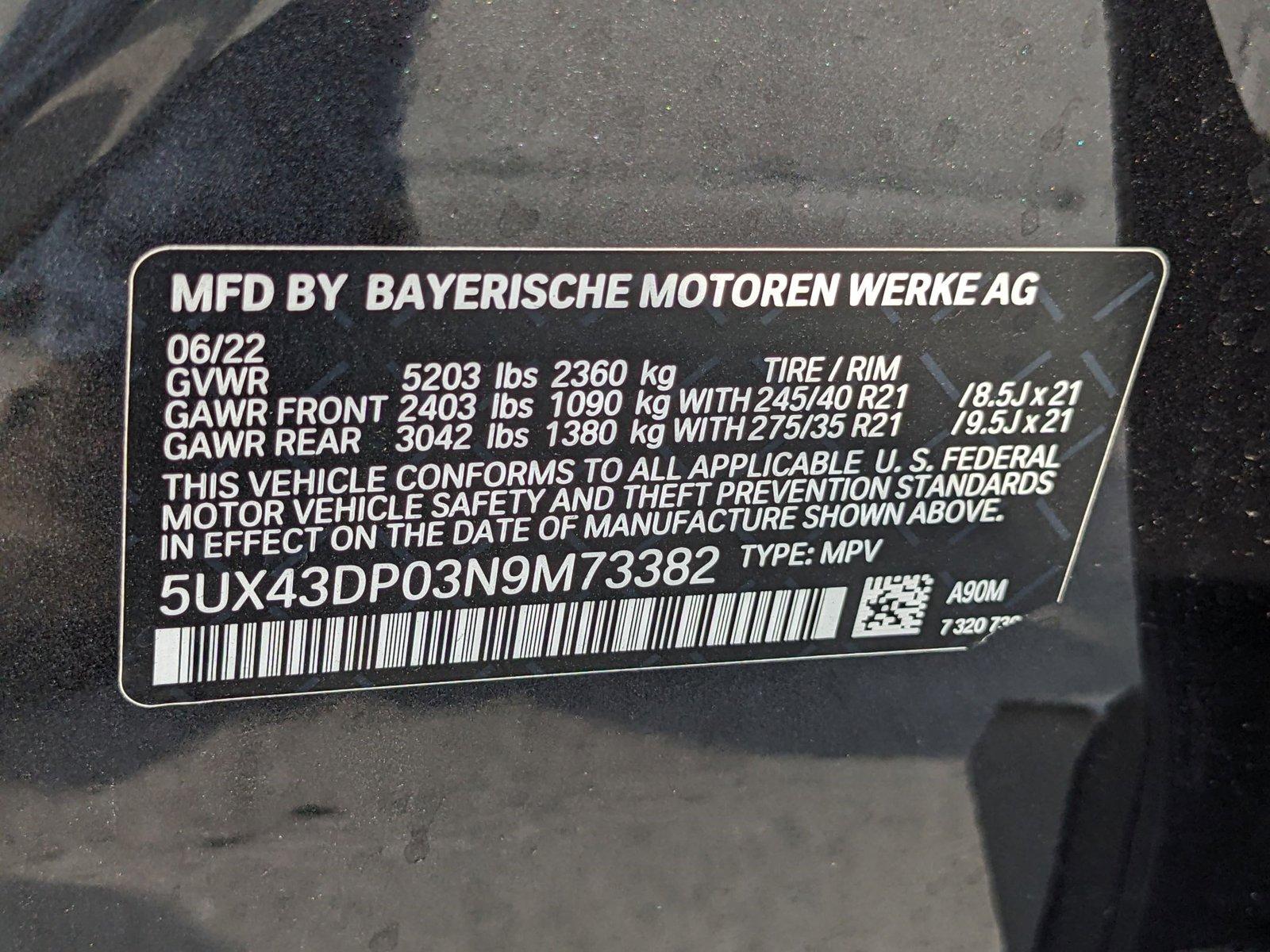 2022 BMW X3 Vehicle Photo in MIAMI, FL 33172-3015