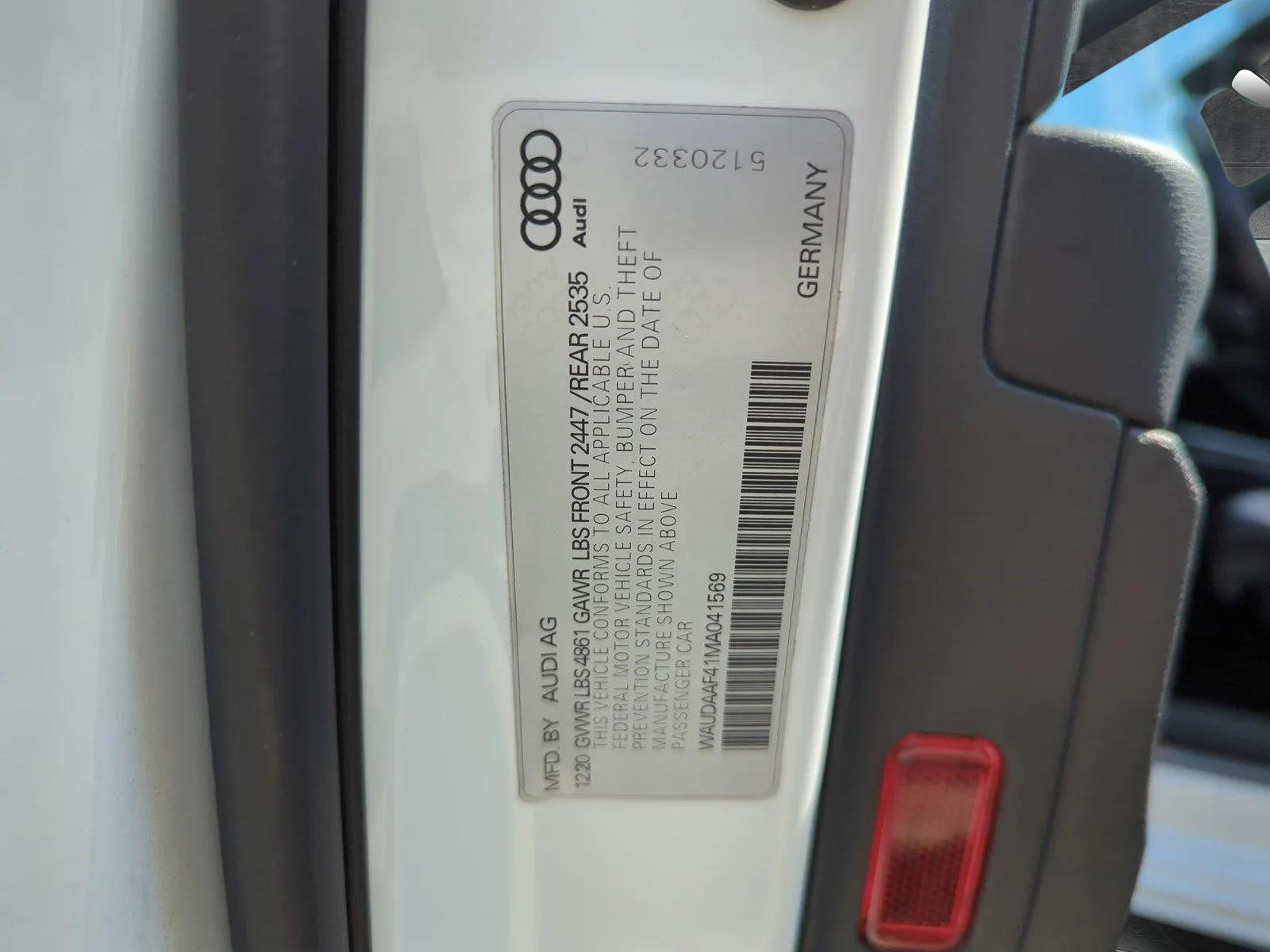 2021 Audi A4 Sedan Vehicle Photo in Margate, FL 33063