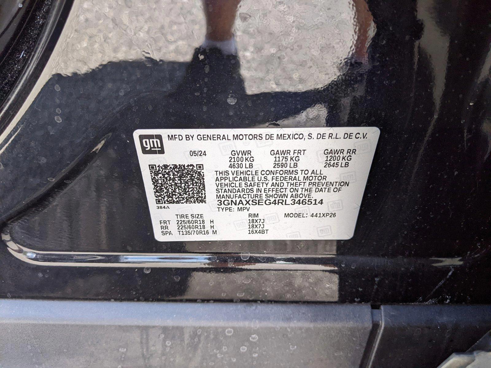 2024 Chevrolet Equinox Vehicle Photo in LAUREL, MD 20707-4697