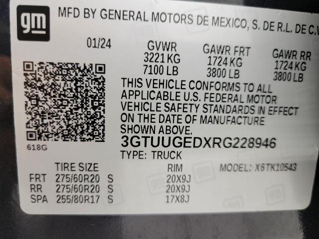 2024 GMC Sierra 1500 Vehicle Photo in NEENAH, WI 54956-2243