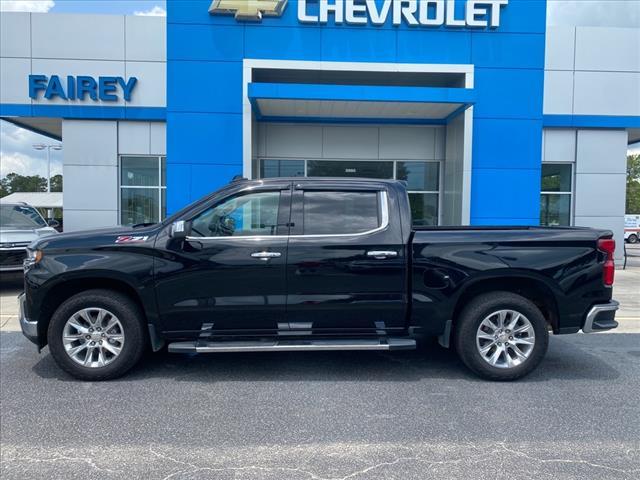 Used 2022 Chevrolet Silverado 1500 Limited LTZ with VIN 1GCUYGEL7NZ165505 for sale in Orangeburg, SC