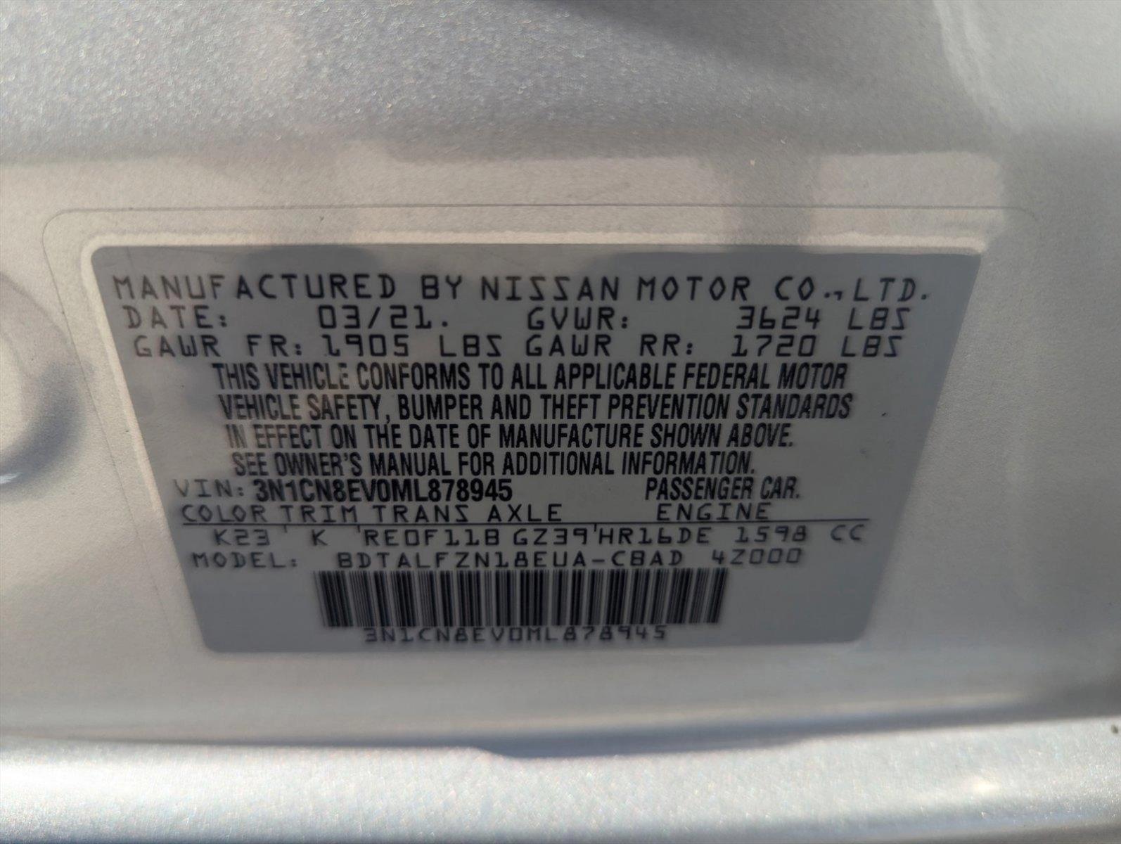 2021 Nissan Versa Vehicle Photo in CORPUS CHRISTI, TX 78412-4902