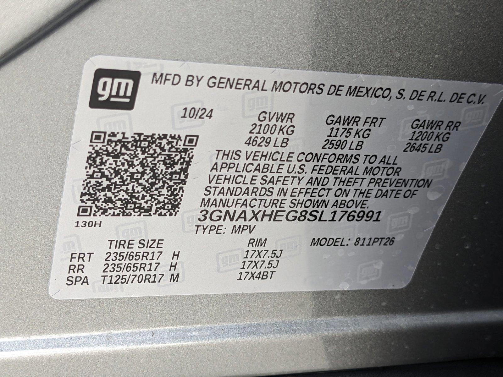 2025 Chevrolet Equinox Vehicle Photo in MIAMI, FL 33172-3015