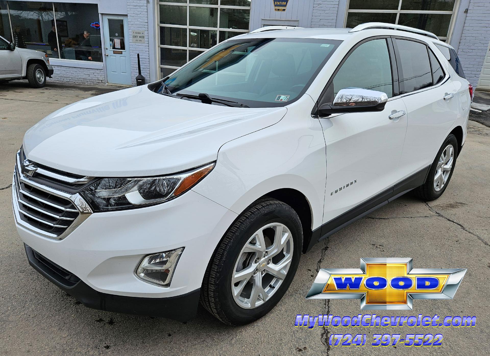 Used 2019 Chevrolet Equinox Premier with VIN 3GNAXXEV9KS668881 for sale in Home, PA