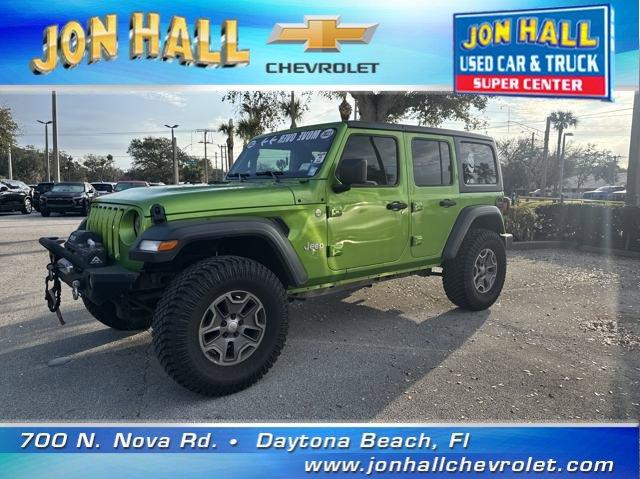 Used 2020 Jeep Wrangler Unlimited Sport S with VIN 1C4HJXDN0LW138881 for sale in Daytona Beach, FL