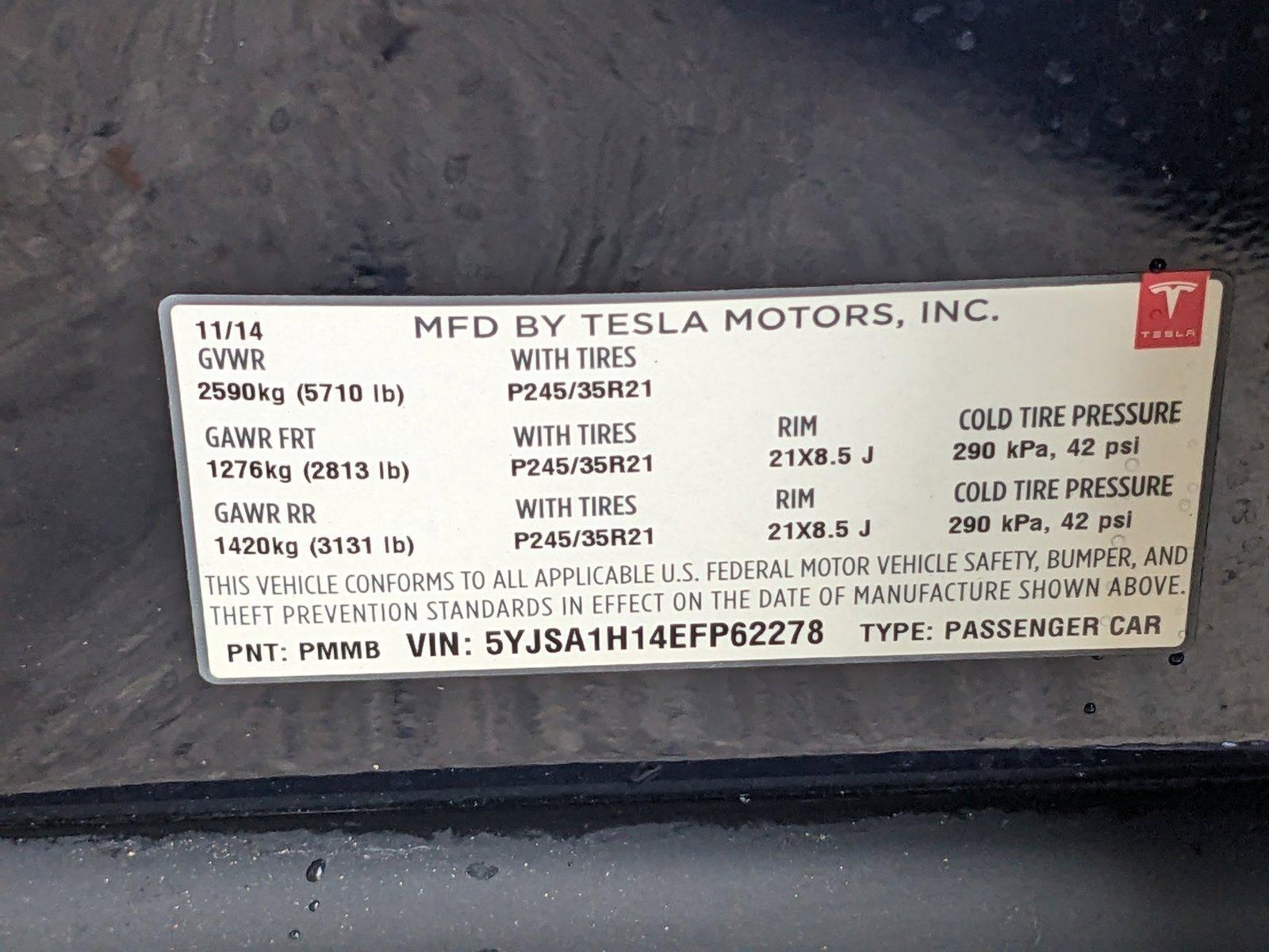 2014 Tesla Model S Vehicle Photo in WEST PALM BEACH, FL 33407-3296