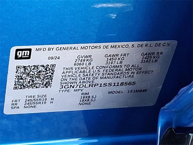 2025 Chevrolet Equinox EV Vehicle Photo in BERLIN, MD 21811-1121