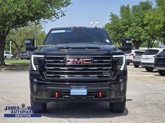 Certified 2024 GMC Sierra 2500HD AT4 with VIN 1GT49PEY1RF213211 for sale in Denton, TX