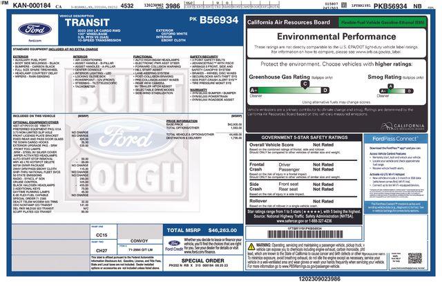 2023 Ford Transit Cargo Van Vehicle Photo in DANBURY, CT 06810-5034