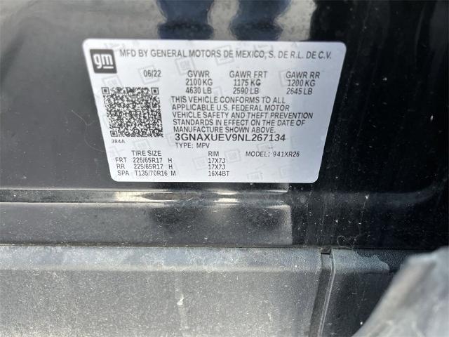 2022 Chevrolet Equinox Vehicle Photo in TULLY, NY 13159-3159