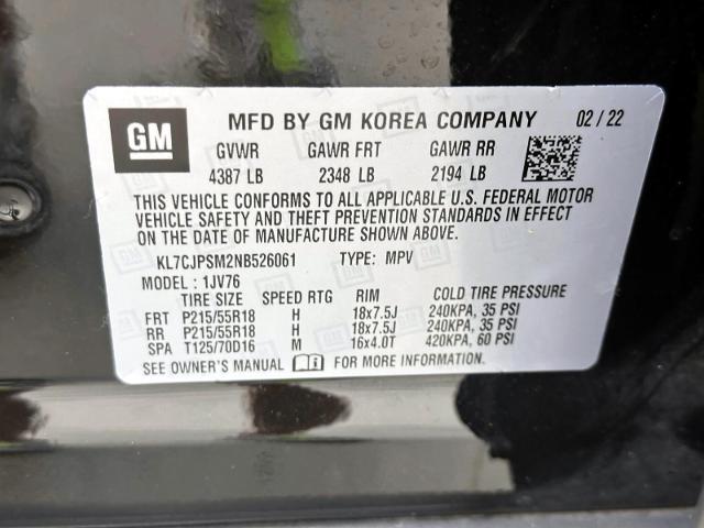 2022 Chevrolet Trax Vehicle Photo in Roslyn, NY 11576