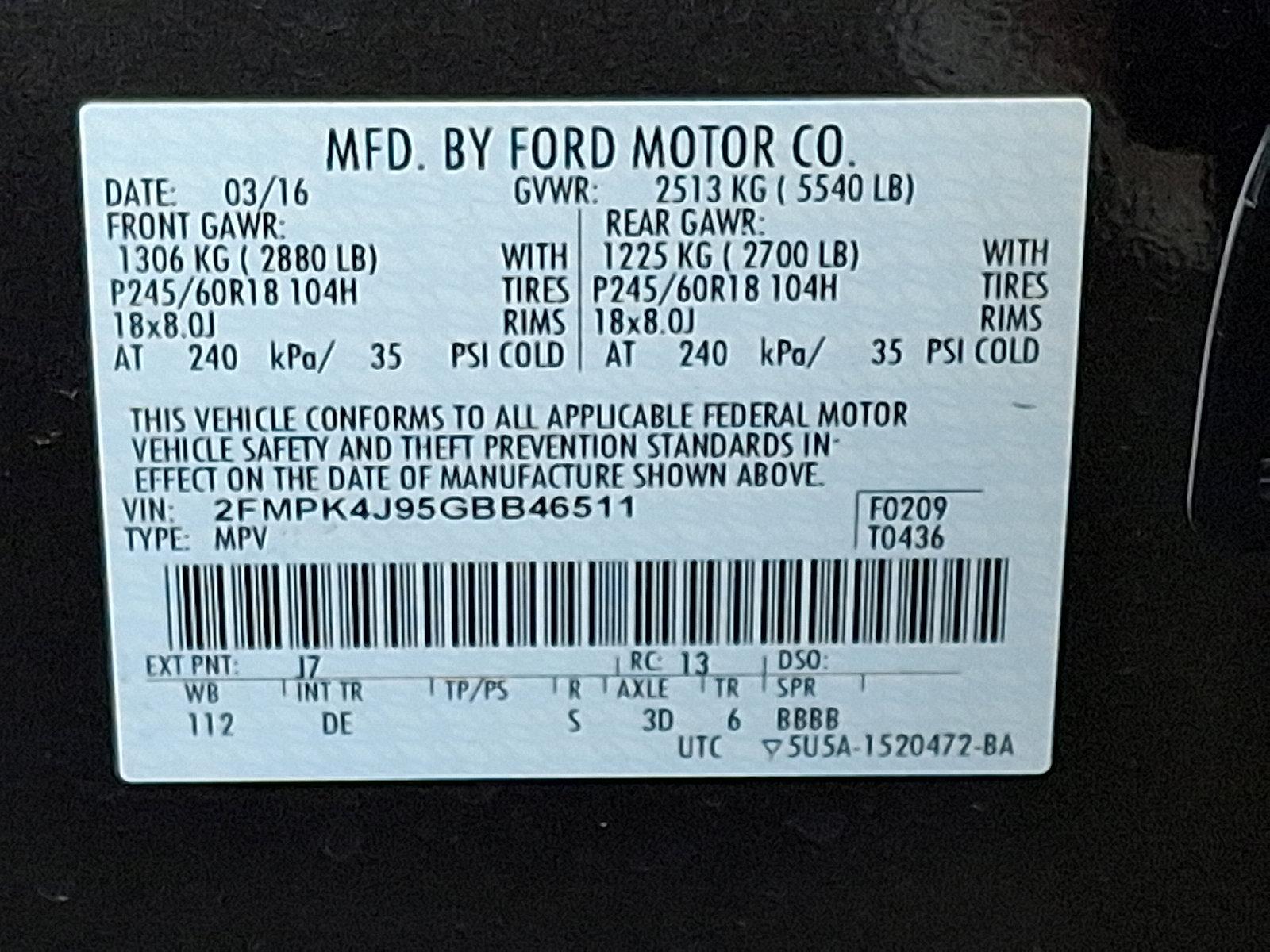 2016 Ford Edge Vehicle Photo in Easton, PA 18045