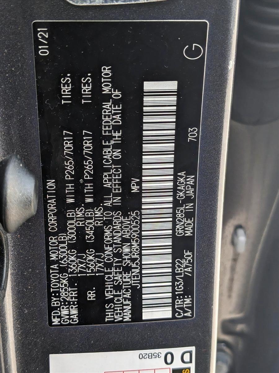 2021 Toyota 4Runner Vehicle Photo in GREENACRES, FL 33463-3207