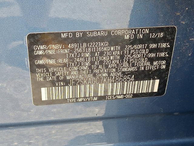 2019 Subaru Forester Vehicle Photo in HARRISBURG, PA 17111-1033