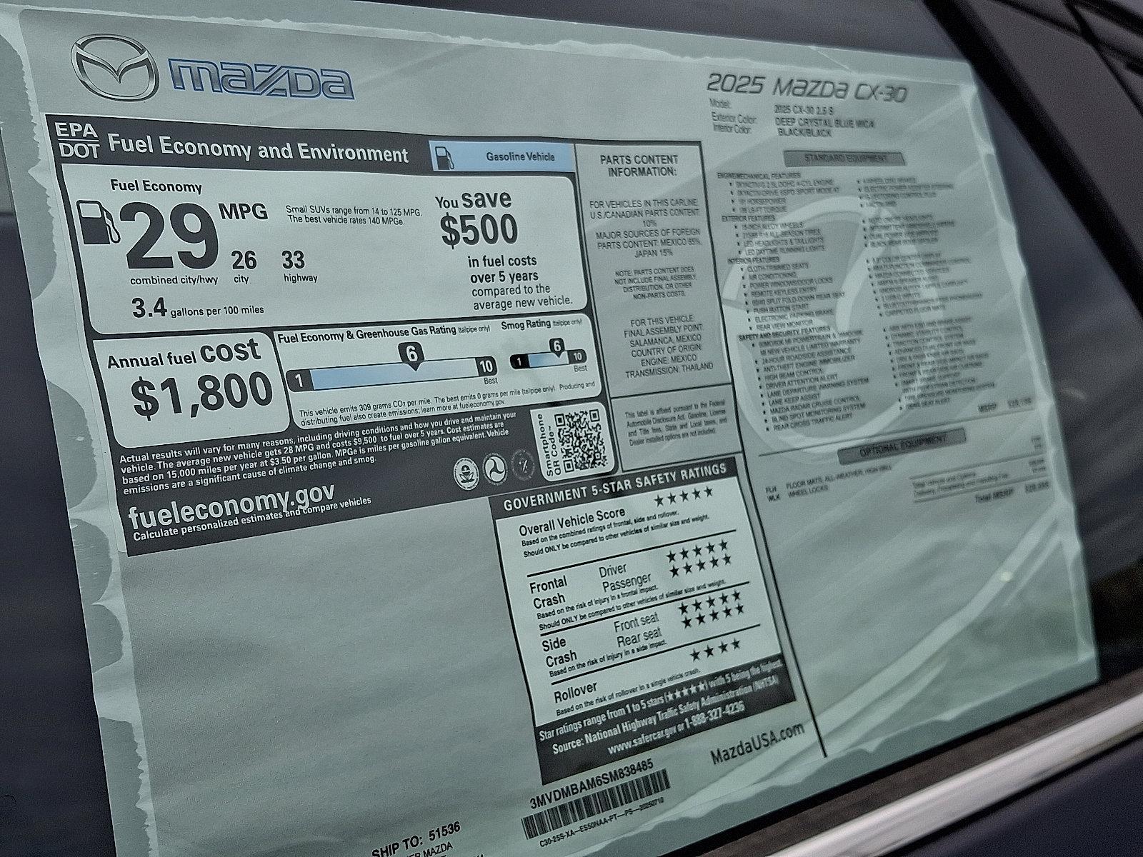 2025 Mazda CX-30 Vehicle Photo in Harrisburg, PA 17111