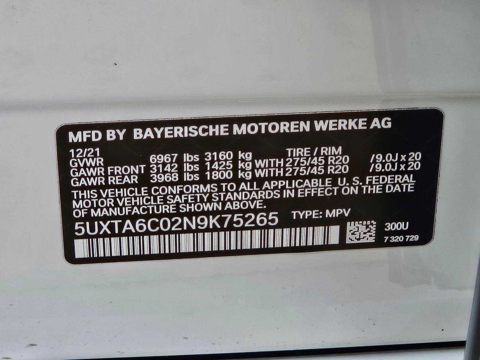 2022 BMW X5 xDrive45e Vehicle Photo in Pembroke Pines , FL 33027