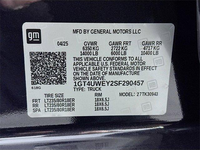 2025 GMC Sierra 3500 HD Vehicle Photo in PUYALLUP, WA 98371-4149