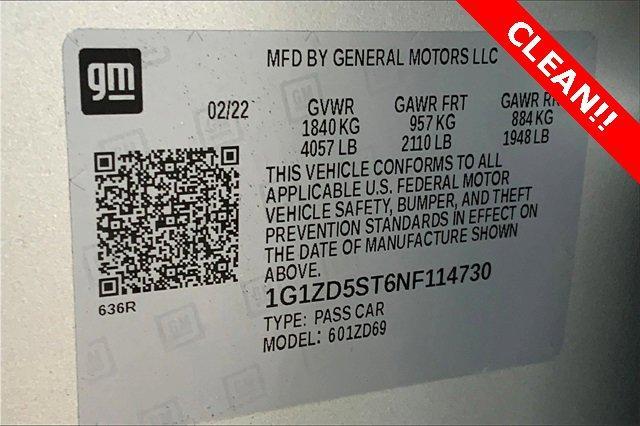 2022 Chevrolet Malibu Vehicle Photo in TOPEKA, KS 66609-0000