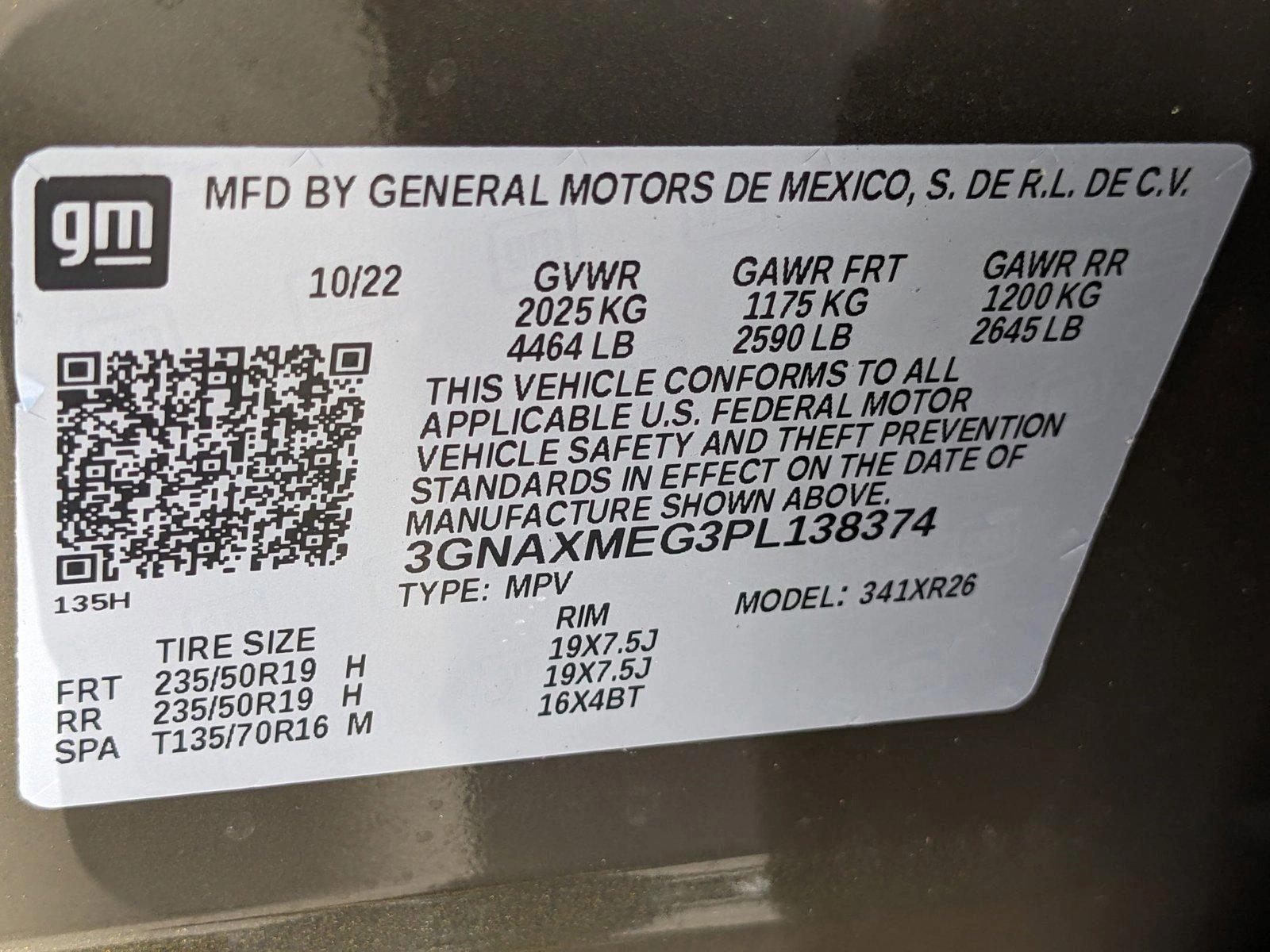 2023 Chevrolet Equinox Vehicle Photo in MIAMI, FL 33172-3015