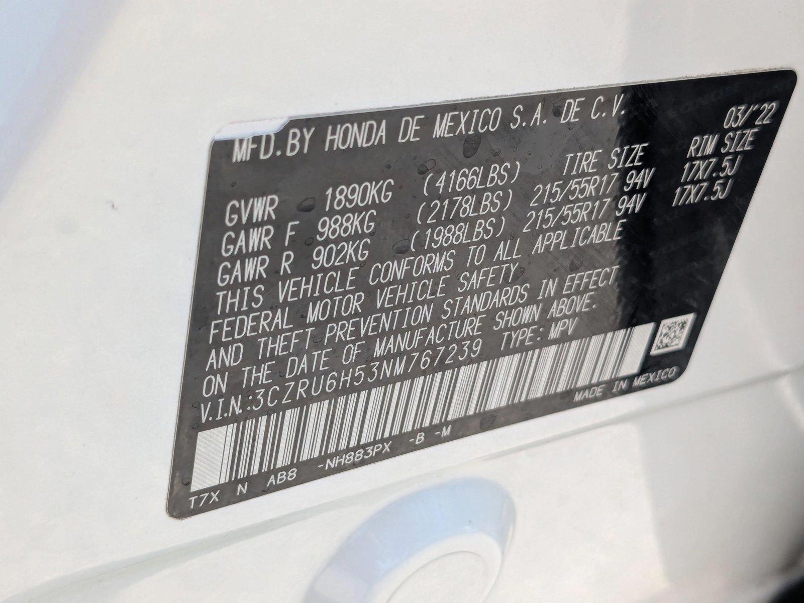 2022 Honda HR-V Vehicle Photo in Tampa, FL 33614
