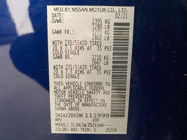 2021 Nissan Murano Vehicle Photo in Appleton, WI 54913