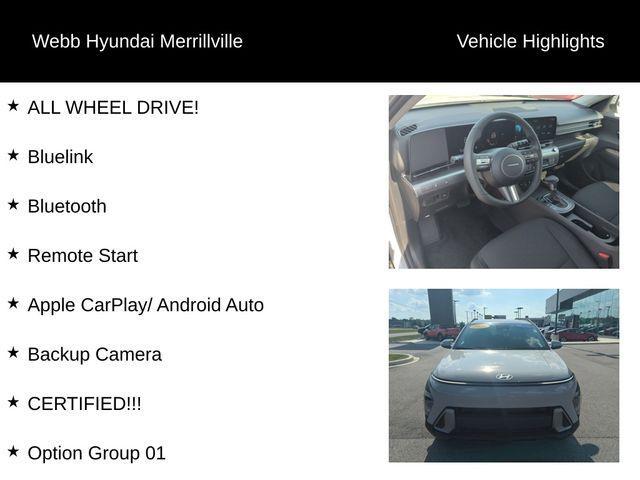 2025 Hyundai KONA Vehicle Photo in Merrillville, IN 46410