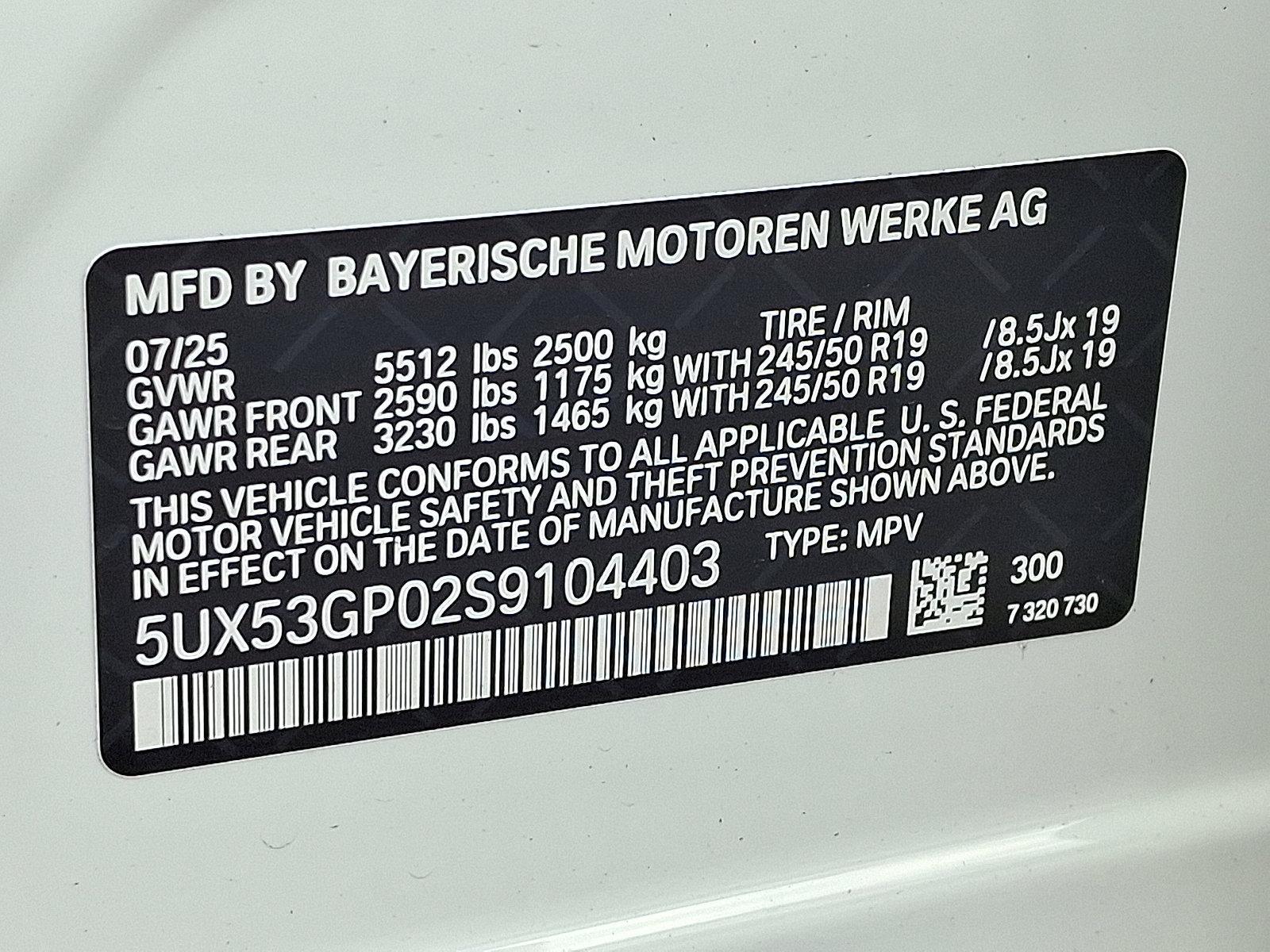 2025 BMW X3 30 xDrive Vehicle Photo in Lancaster, PA 17601