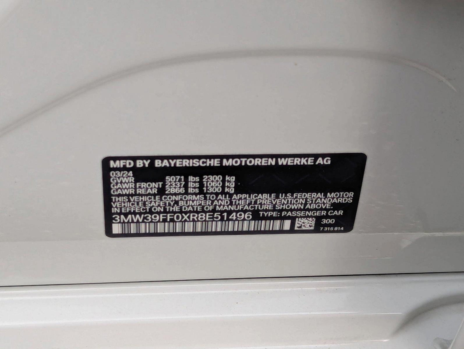 2024 BMW 330e Vehicle Photo in Delray Beach, FL 33444
