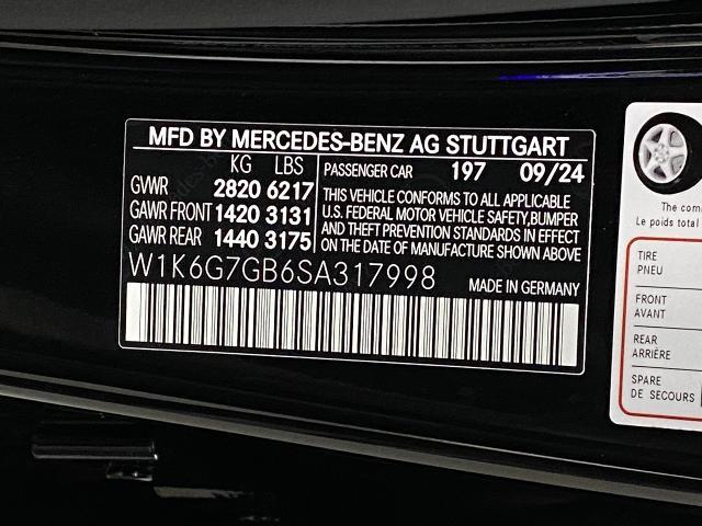 2025 Mercedes-Benz S-Class Vehicle Photo in Appleton, WI 54913