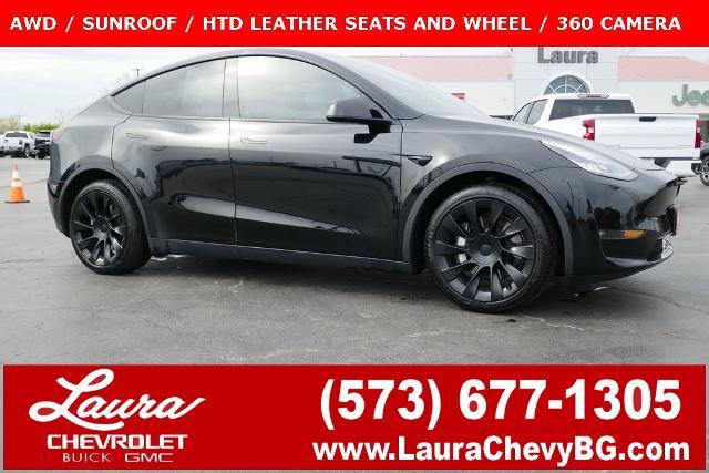 Used 2021 Tesla Model Y Long Range with VIN 5YJYGDEE2MF070584 for sale in Sullivan, MO