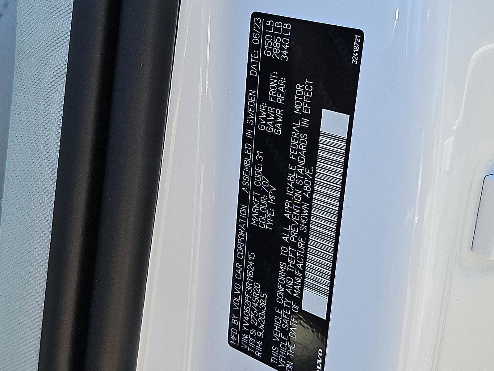 2024 Volvo XC90 Vehicle Photo in Trevose, PA 19053