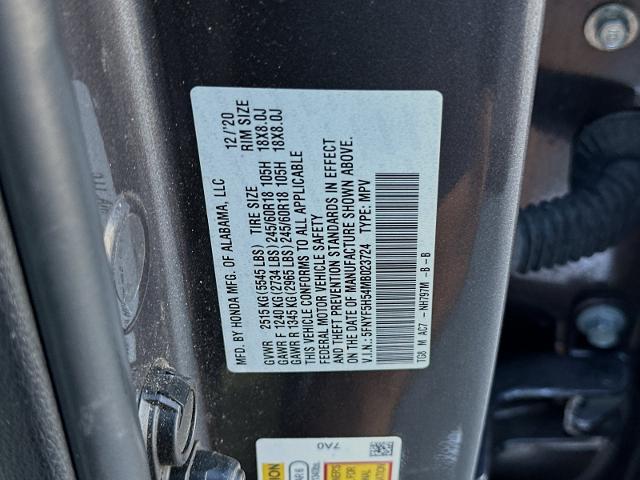 2021 Honda Pilot Vehicle Photo in PITTSBURG, CA 94565-7121